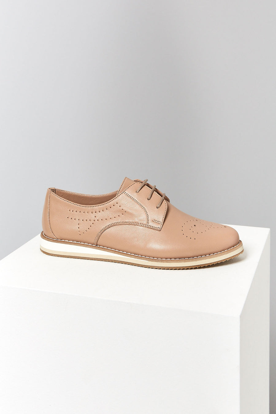 Beige Women's Leather Shoes