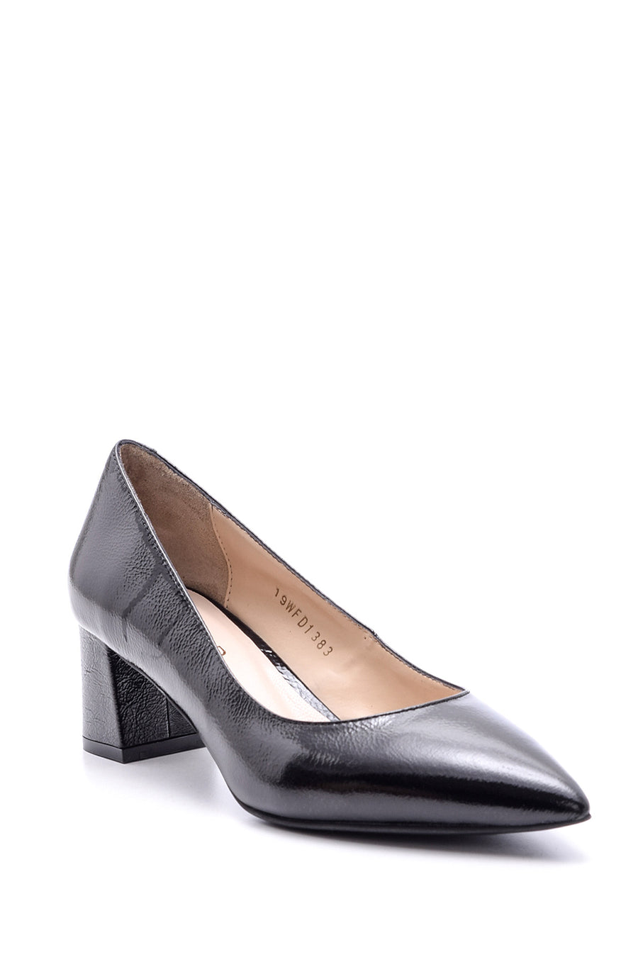 Women's Heeled Patent Leather Shoes