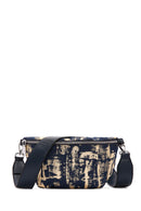 Women's Blue Long Strap Fabric Crossbody Bag | Derimod