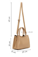 Woman Beige Long-Strap Shoulder Bag | Derimod