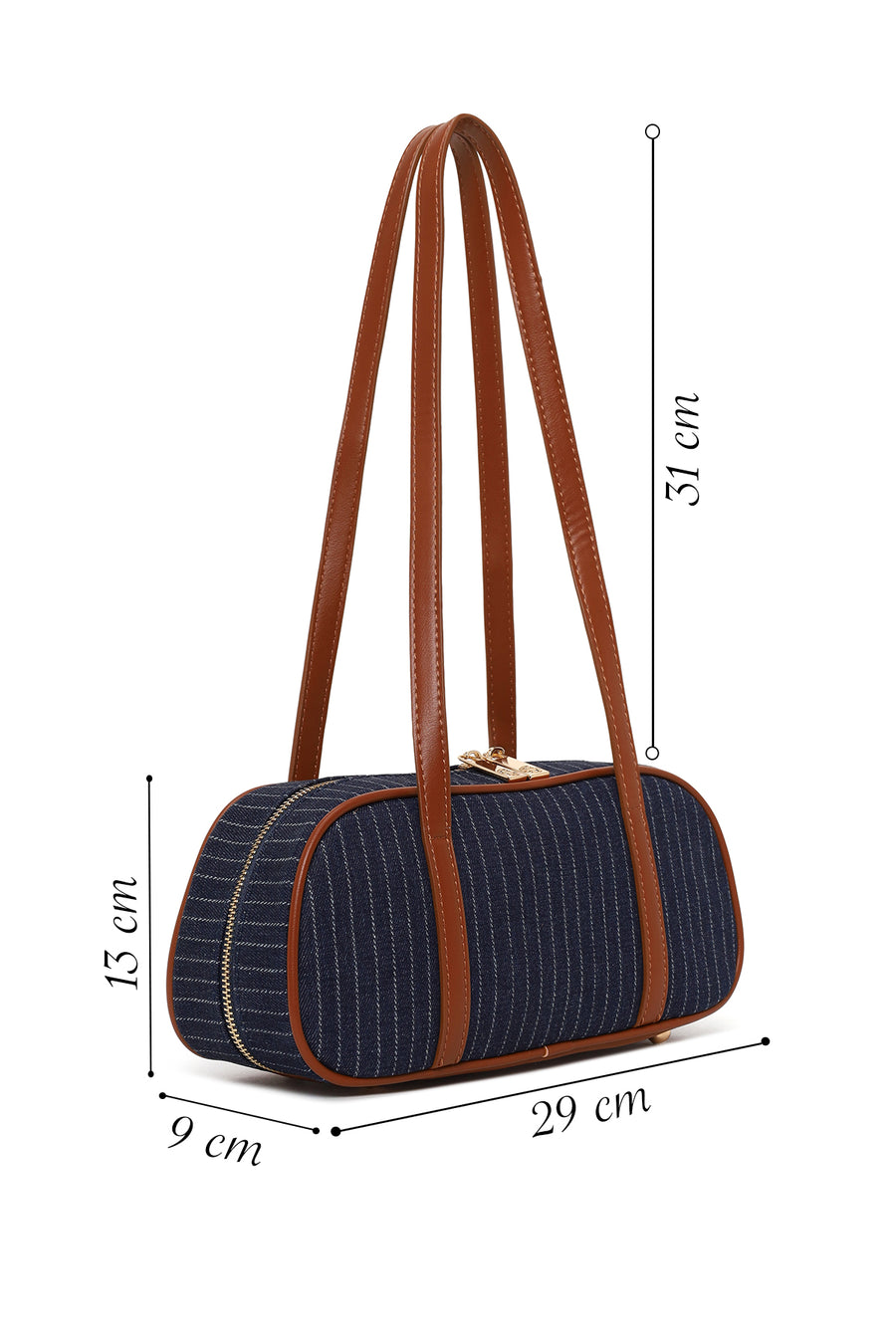 Woman Blue Jean Shoulder Bag