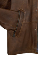 Windsor Male Mustard Suede Jacket | Derimod