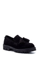 Women's Leather Suede Loafer | Derimod