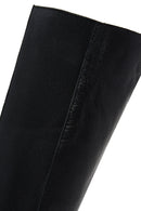 Women's Black Leather Casual Boots | Derimod