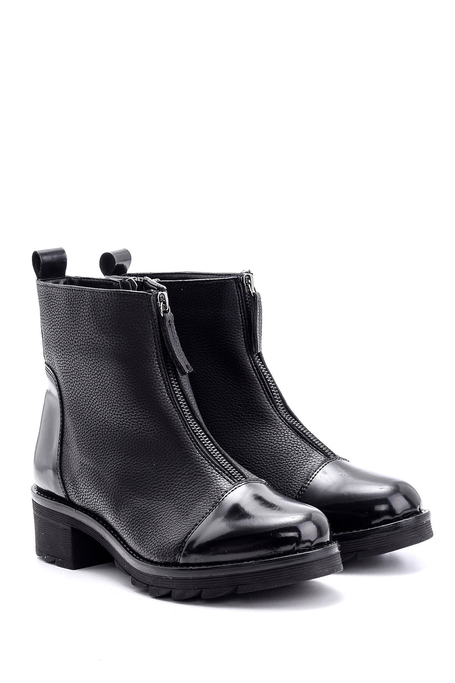 Women's Zipper Detailed Boots