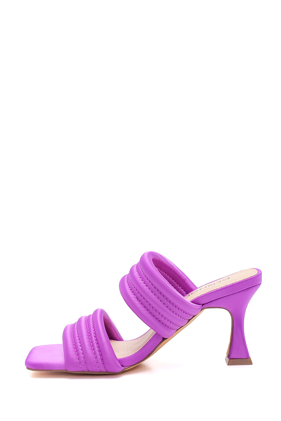 Women's Purple Heeled Slippers