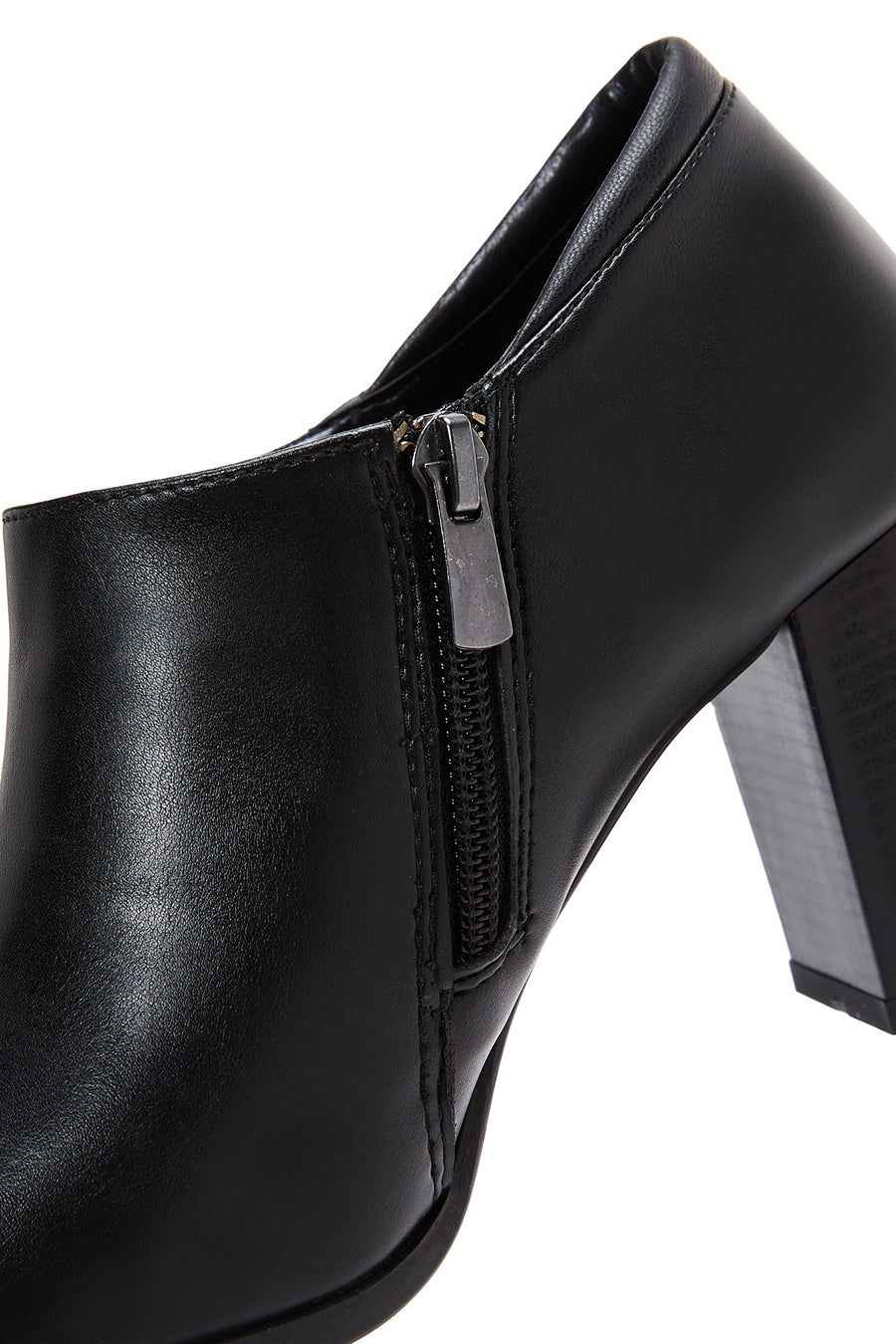 Women's Black Heeled Bootie