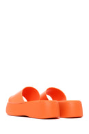 Woman Orange Thick-Soled Jelly Slippers | Derimod