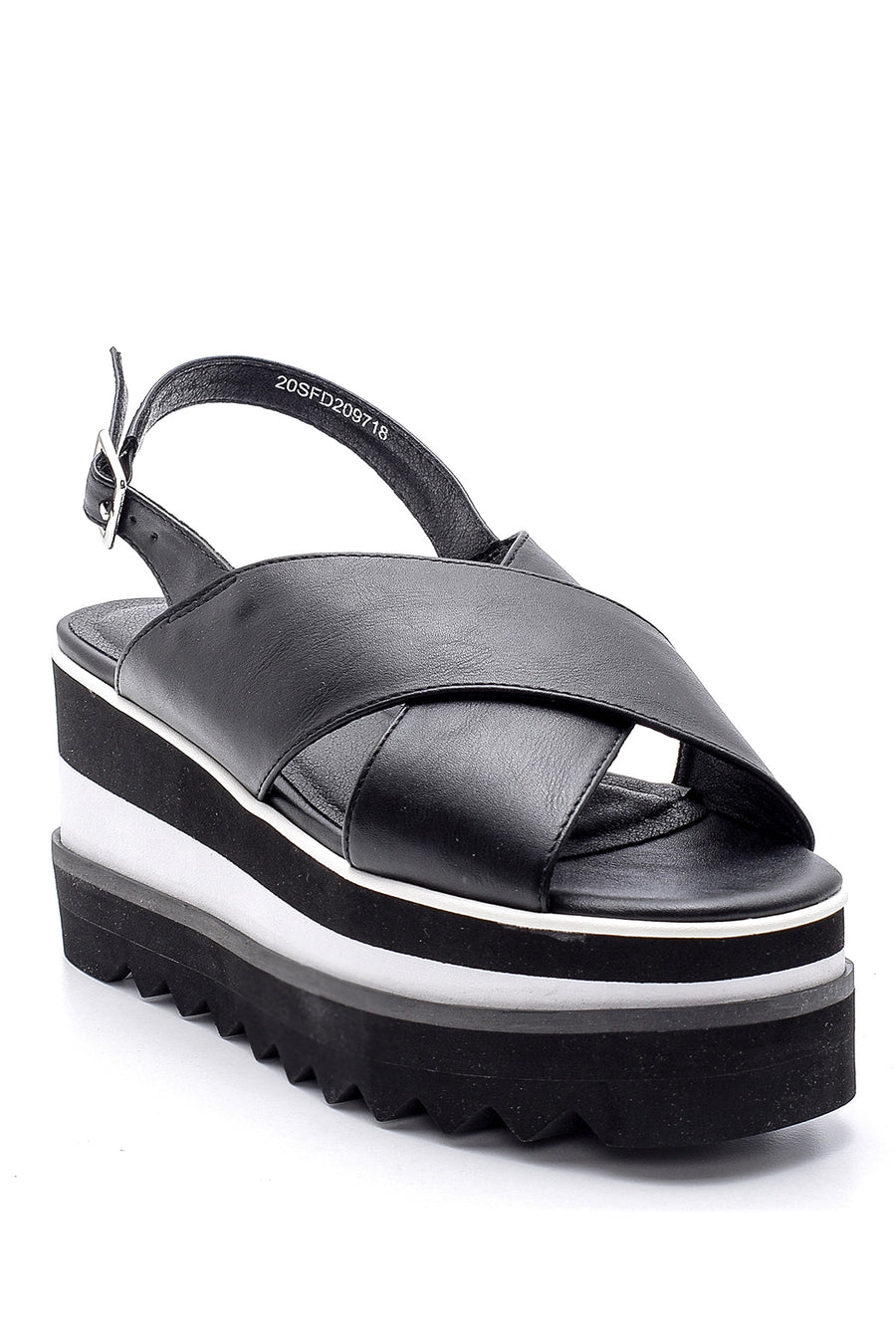 Kadın Dolgu Topuk Sandalet 20SFD209718 | Derimod