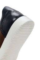 Men's Tan Lace-up Leather Sneaker | Derimod