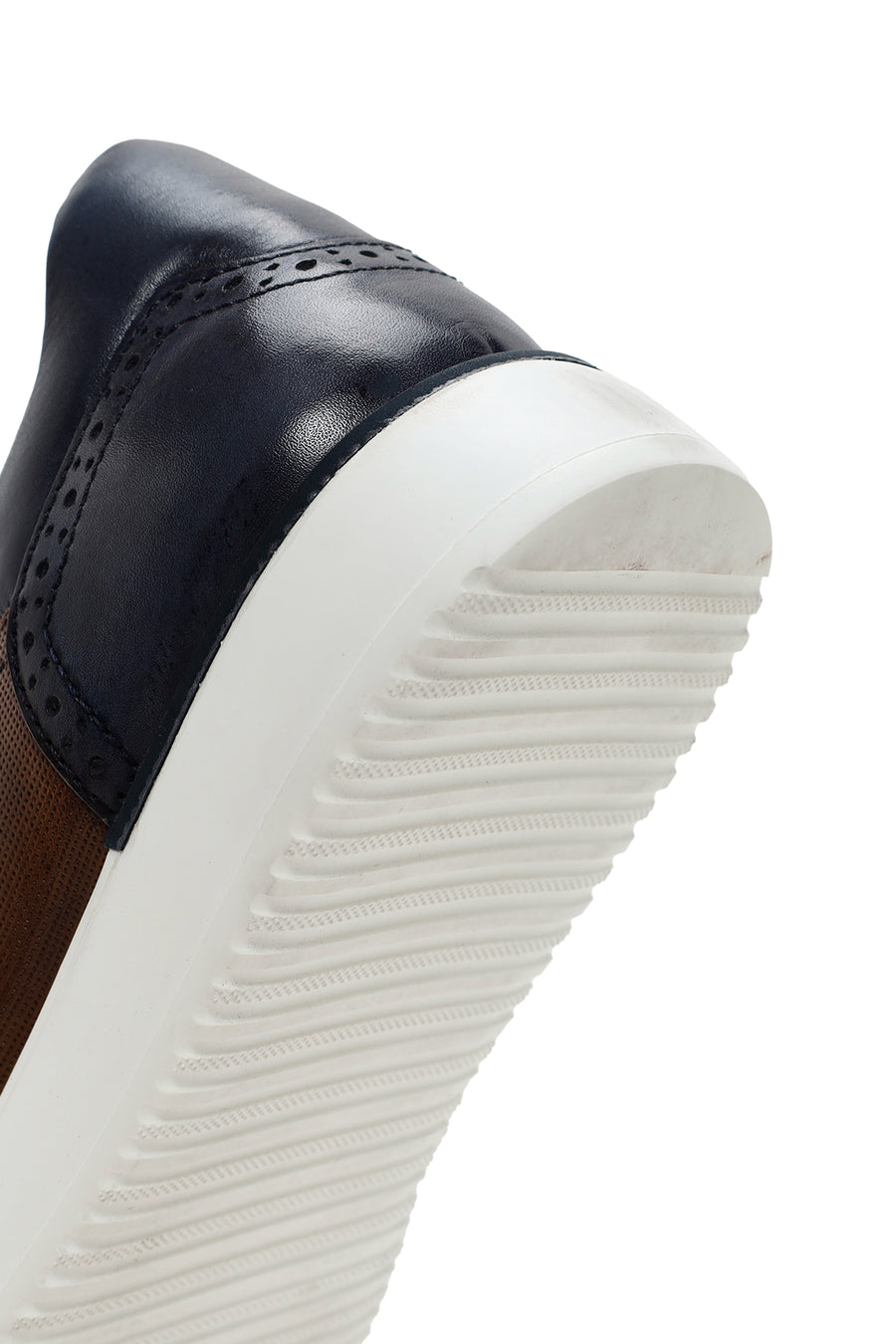 Men's Tan Lace-up Leather Sneaker