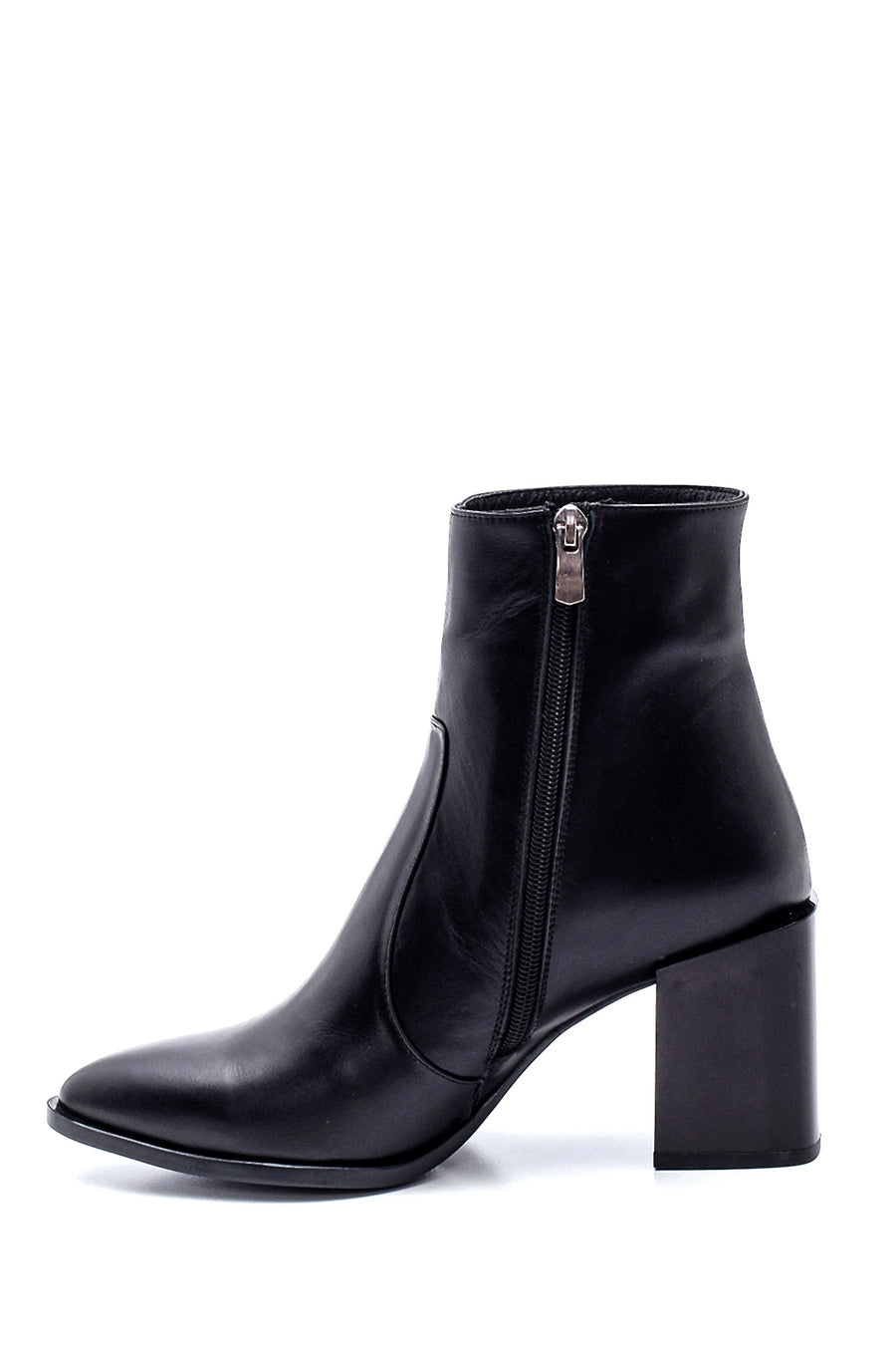 Women's Leather Heeled Boots