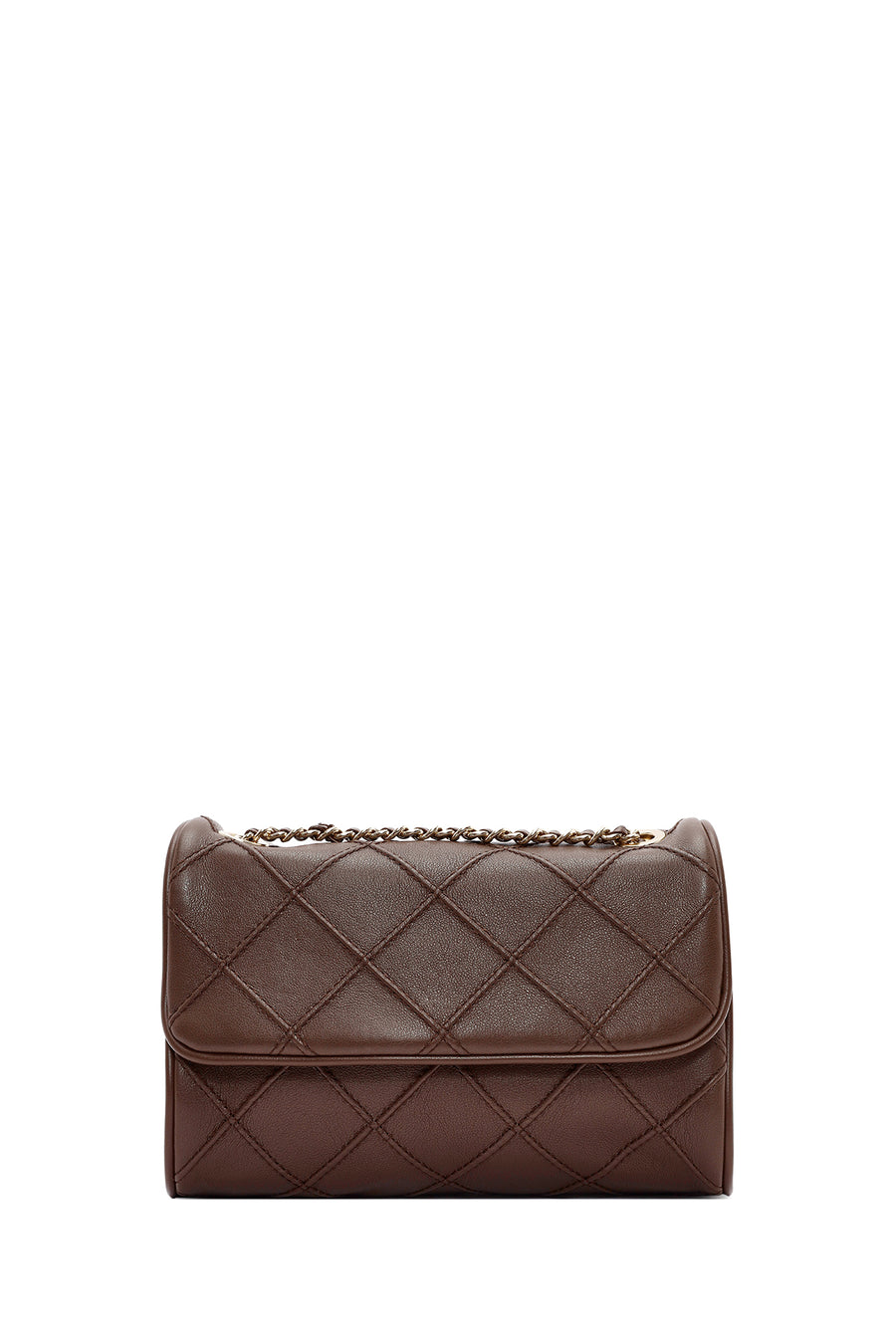 Women's Brown Long Strap Printed Handbag