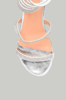 Silver Gladiator Women's Sandals | Derimod