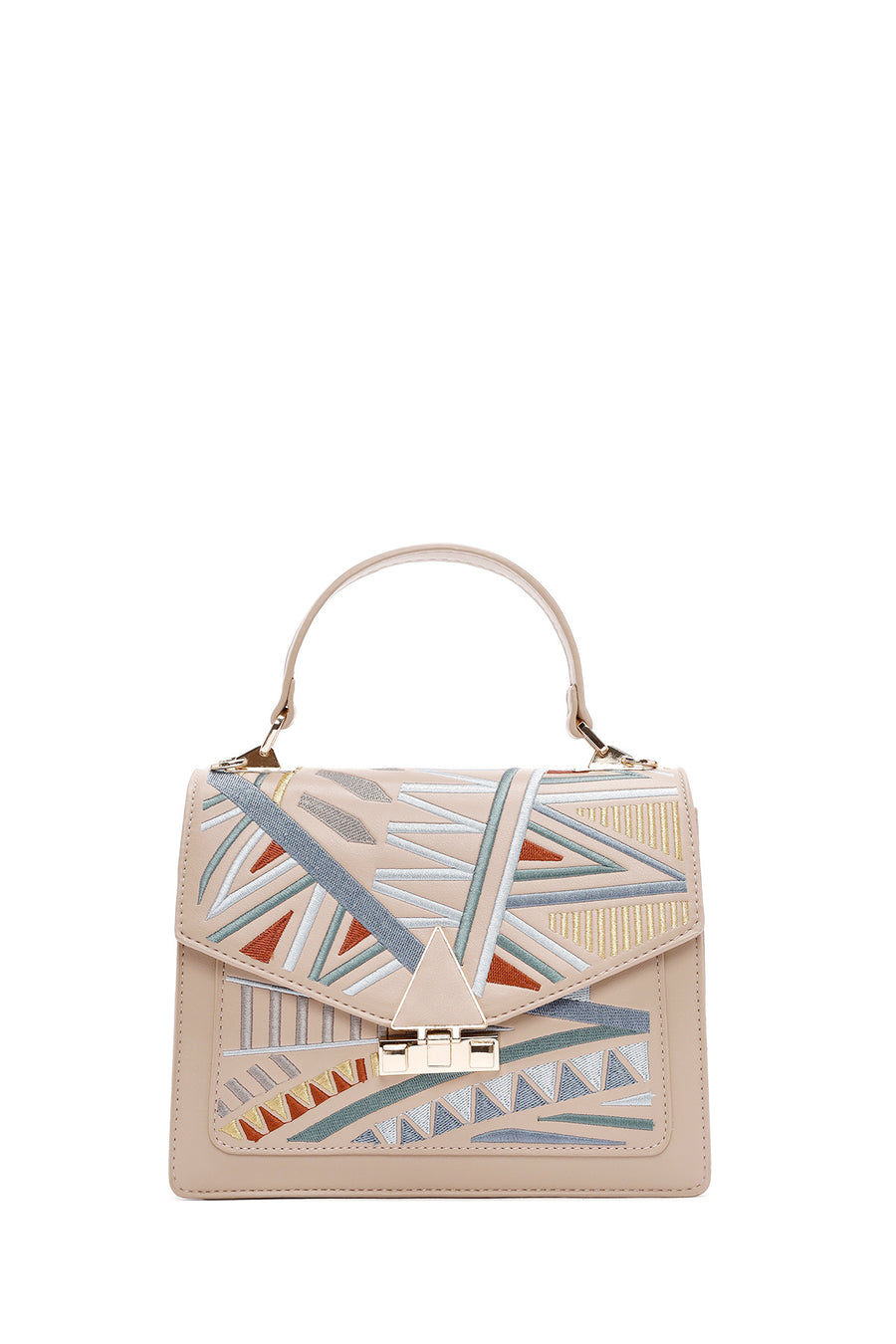 Women's Powder Long Strap Printed Handbag