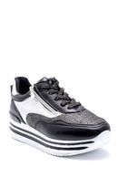 Women's High Sole Zipper Detailed Sneaker | Derimod
