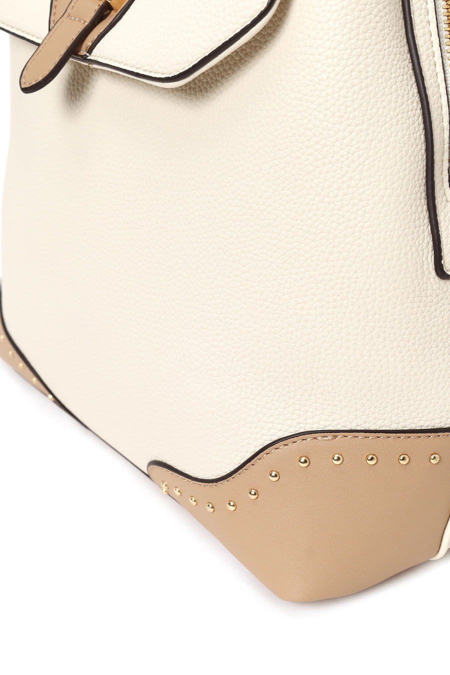 Woman Beige Casual Backpack