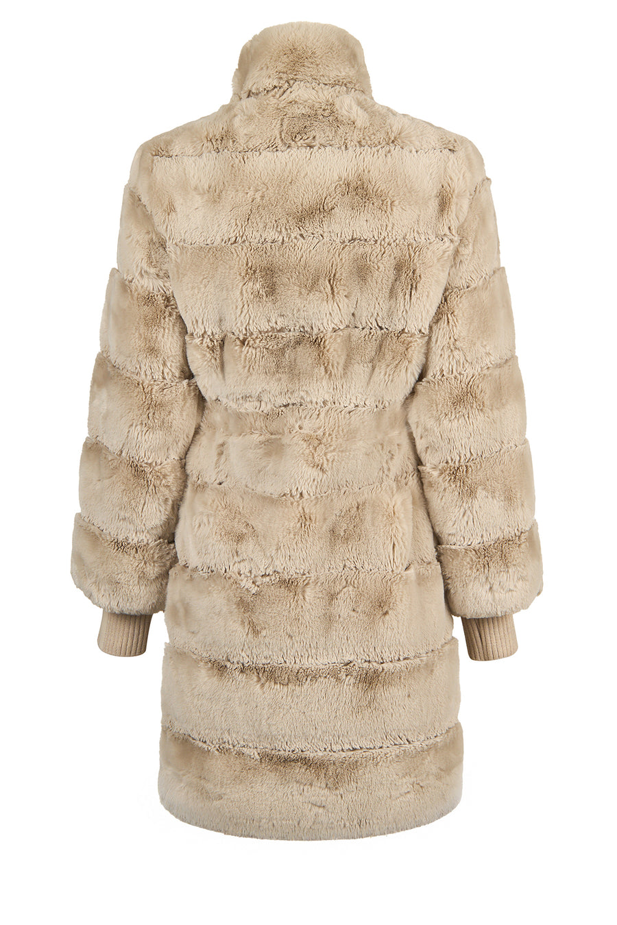 Pinzolo Woman White Belted Teddy Coat