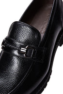 Men's Leather Buckle Loafer | Derimod