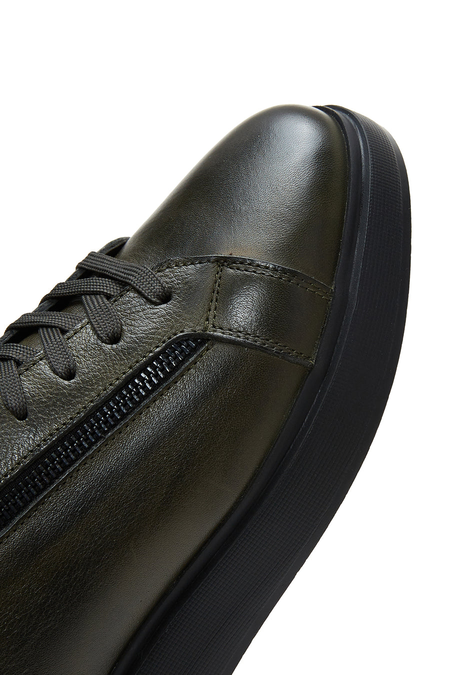 
Men's Khaki Leather Sneaker
