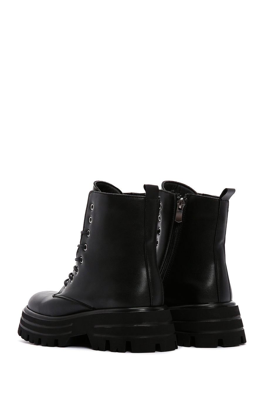 Women's Black Thick Soled Boots