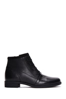 
Women's Black Zippered Casual Leather Boot
 | Derimod