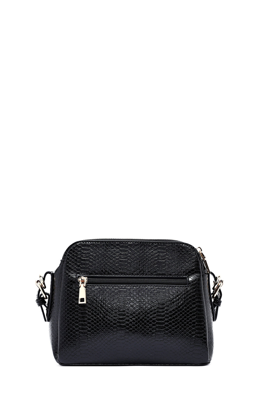 Women's Black Long Strap Crossbody Bag