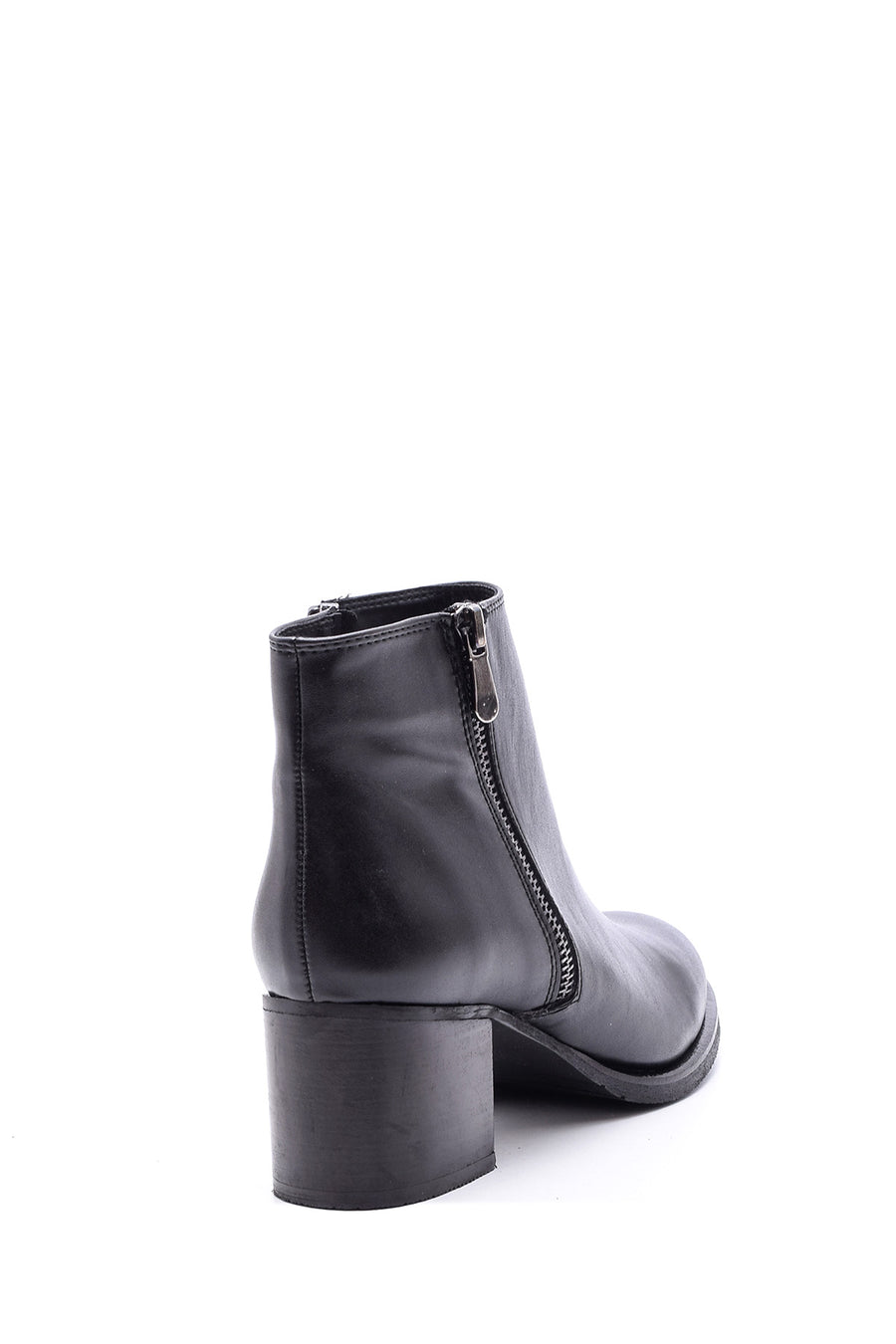 Women's Zippered Heeled Boots