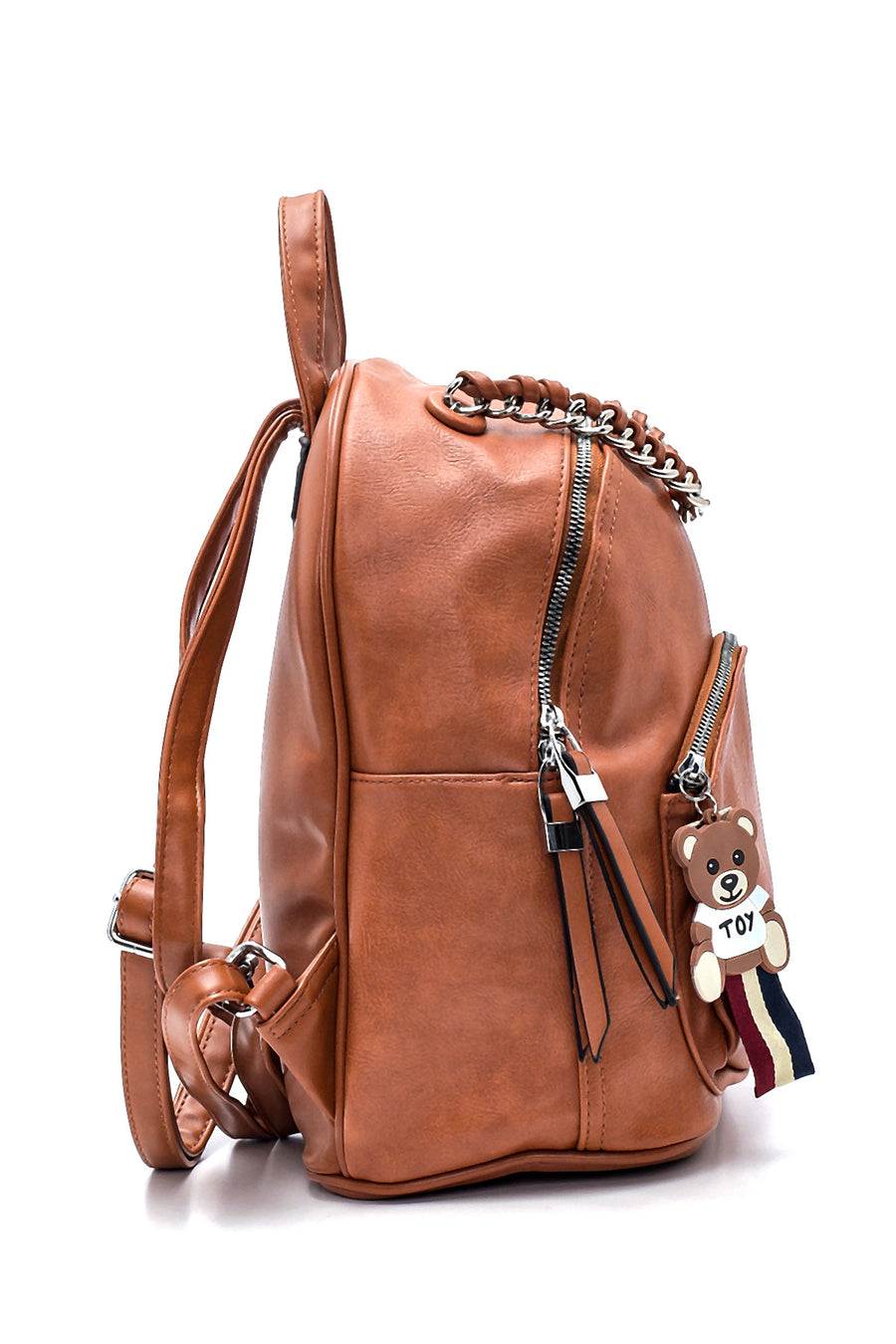 Women's Accessory Detailed Backpack