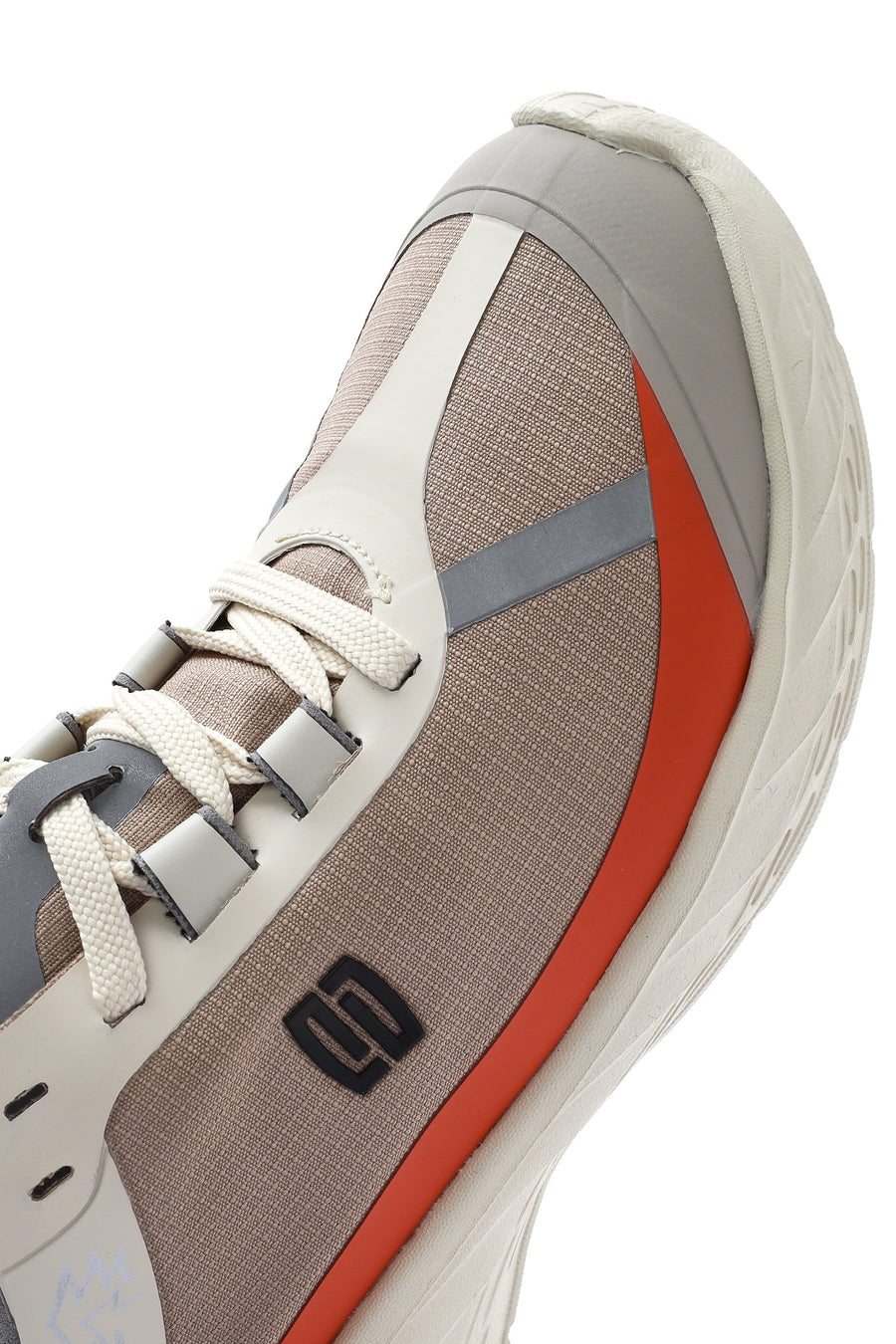 Kadın Bej Bağcıklı Kalın Tabanlı Sneaker