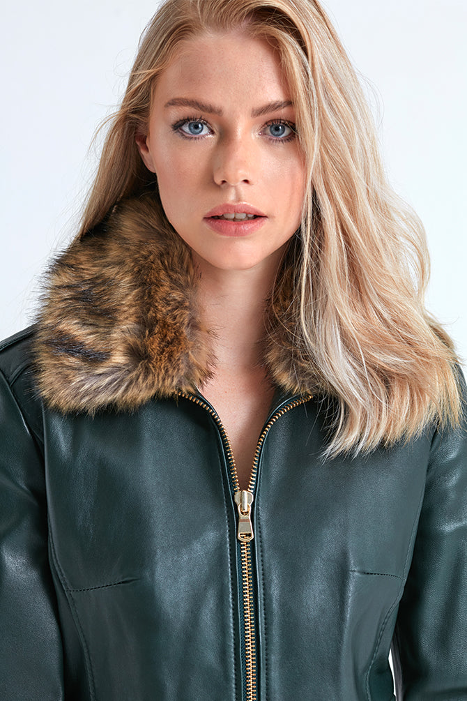 Karen Women's Leather Jacket