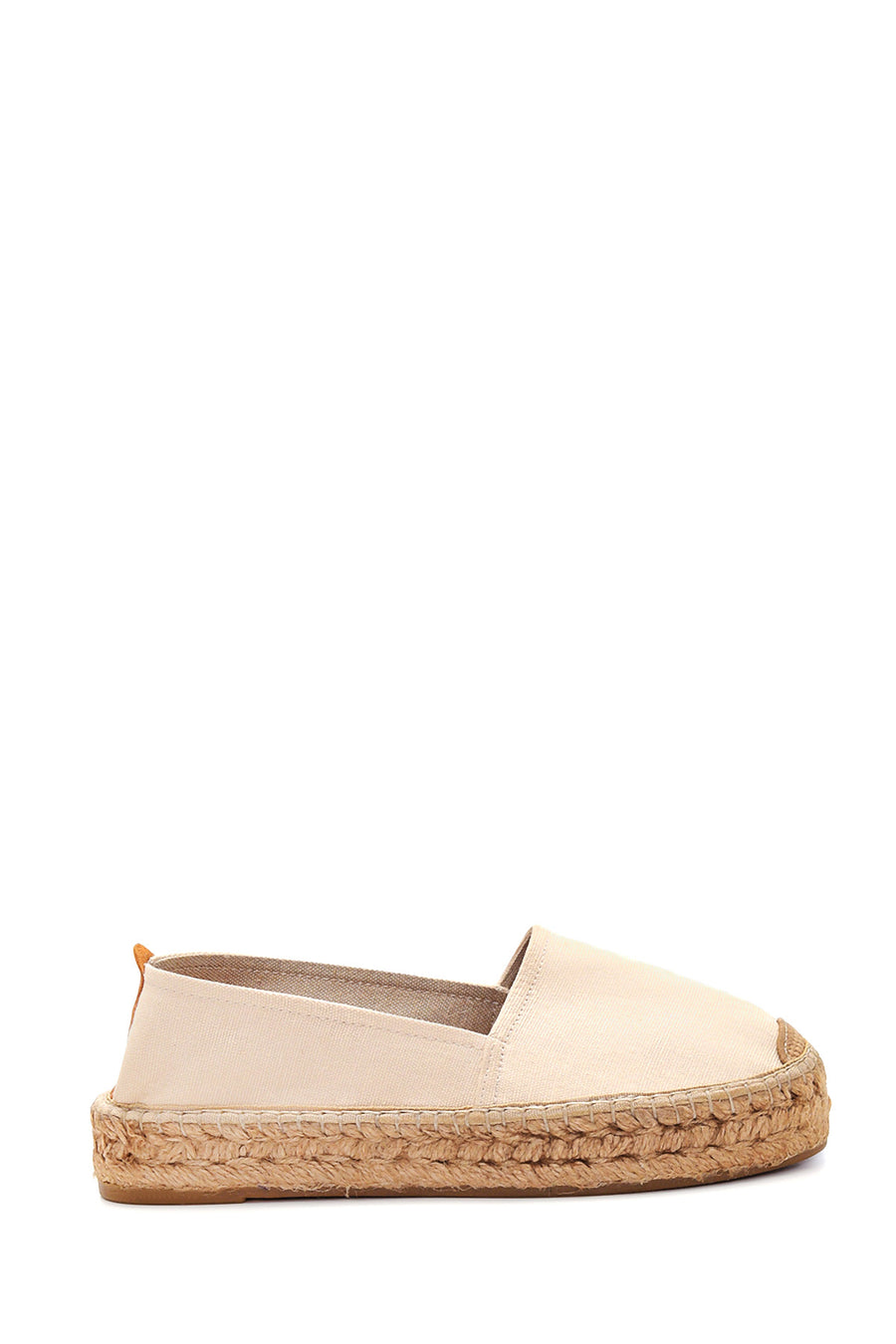 Women's Beige Straw Sole Espadrille 22SFD20656F | Derimod