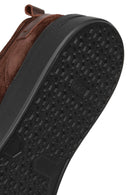 Erkek Kahverengi Bağcıklı Kalın Tabanlı Süet Deri Sneaker | Derimod