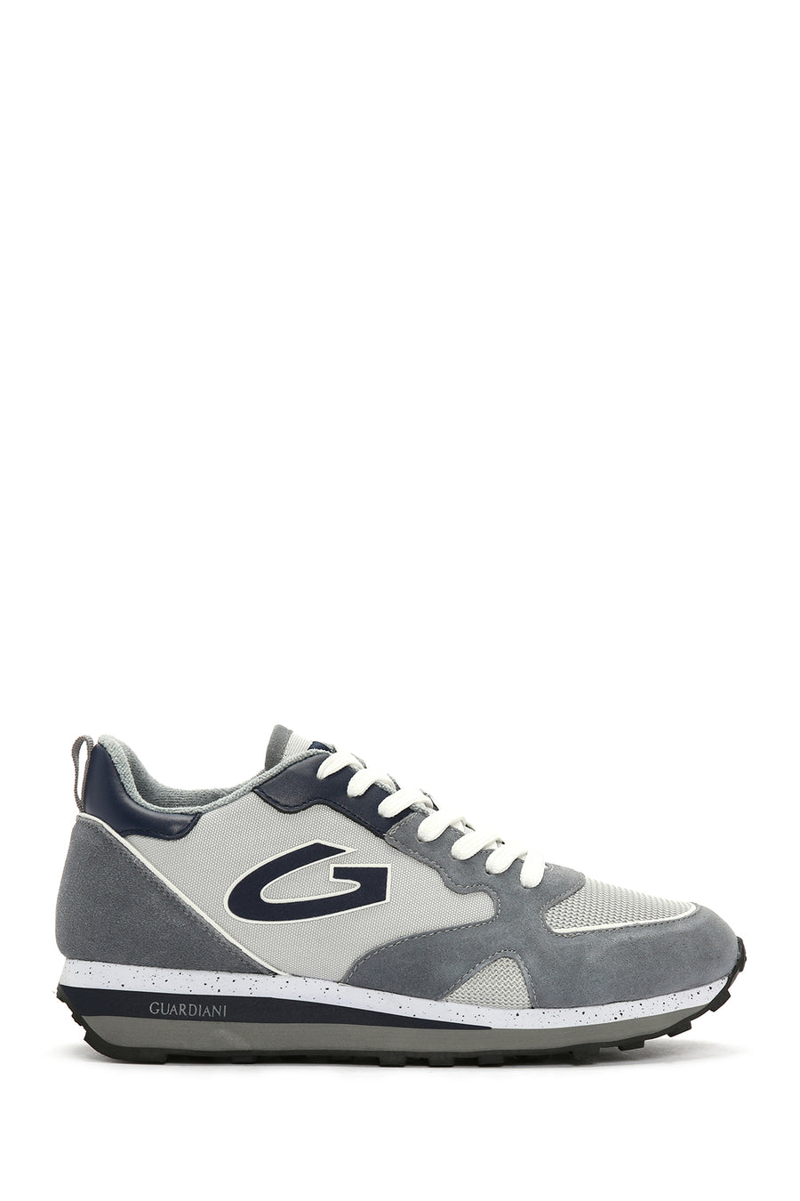Alberto Guardiani Men's Gray Black Wen Thick Soled Sneaker G03M100021 | Derimod