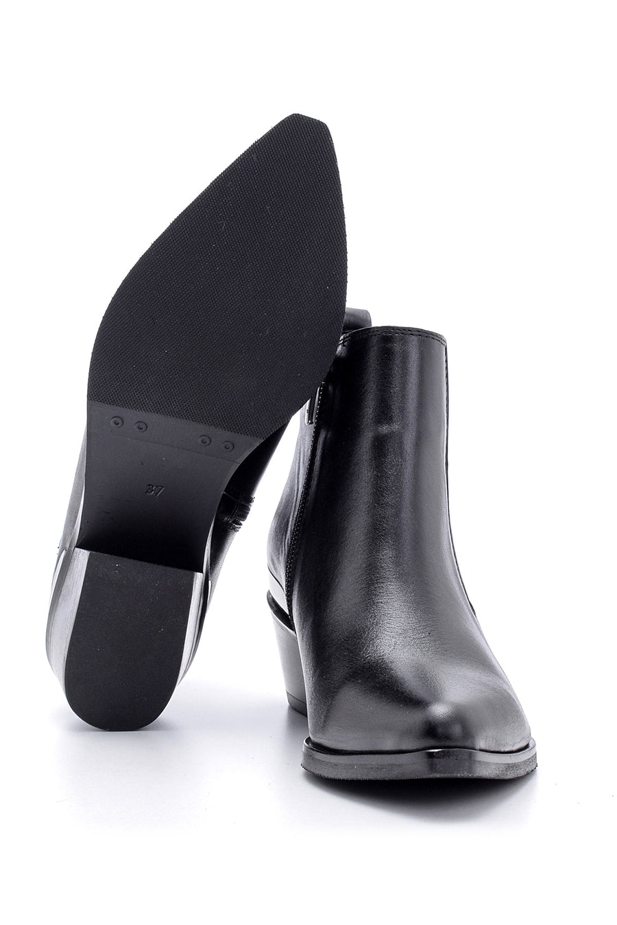 Women's Heeled Leather Boots