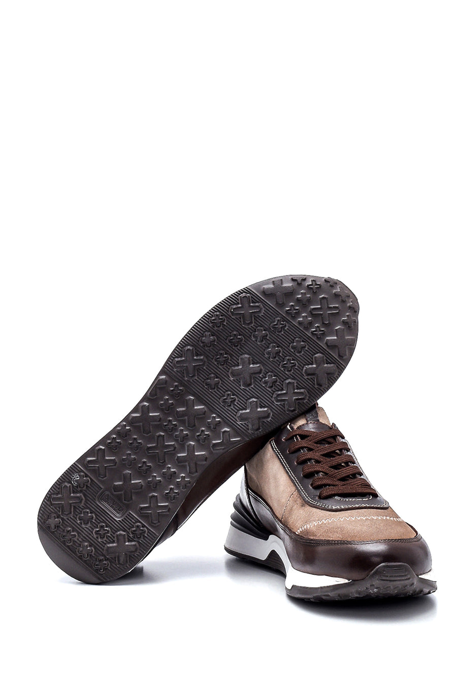 Men's Leather Suede Detailed Sneaker