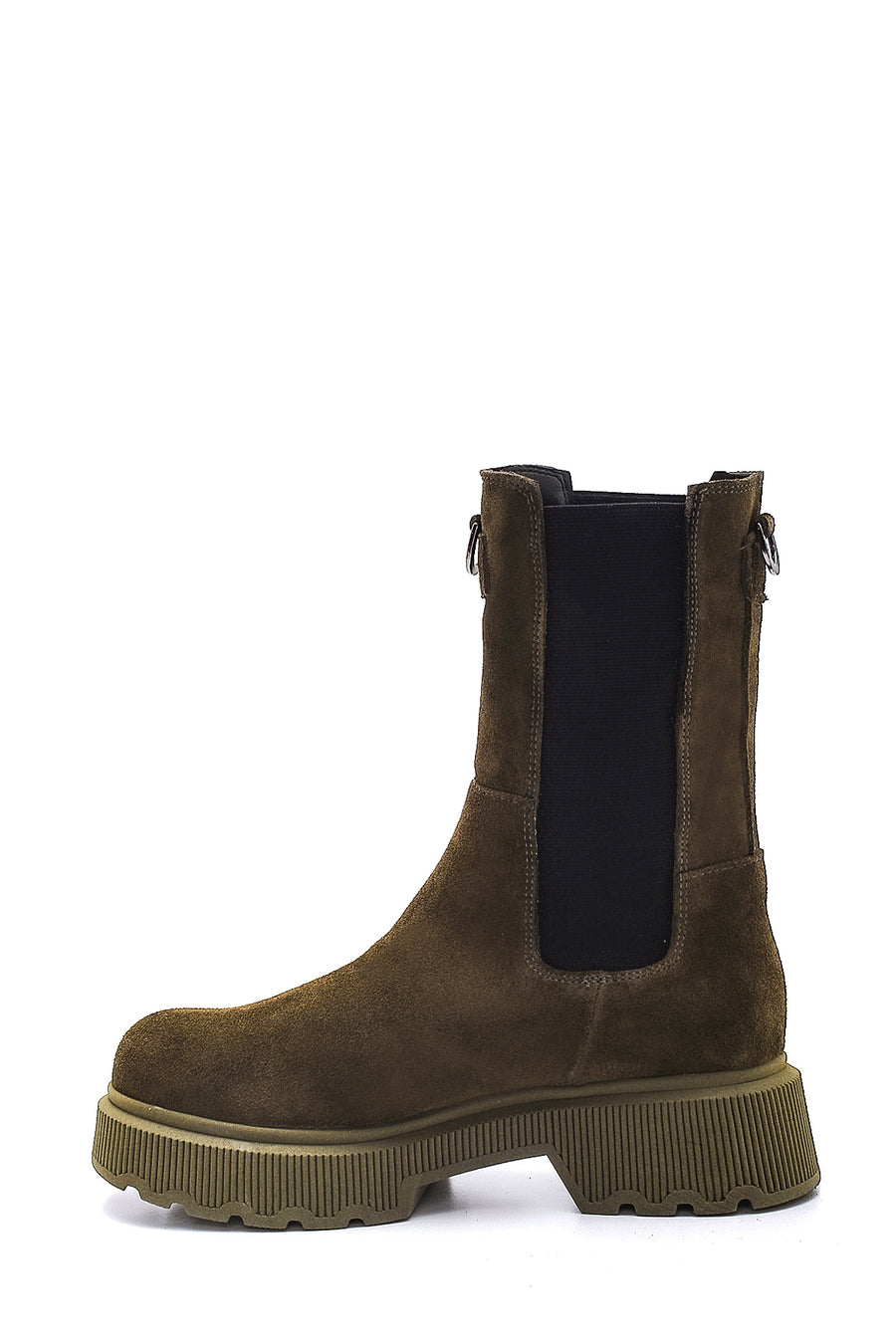 Women's Leather Suede Chelsea Boots