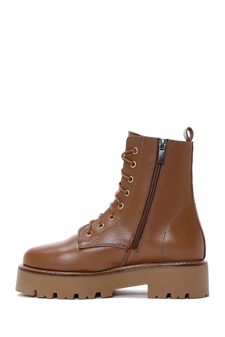 Women's Tan Leather Boots