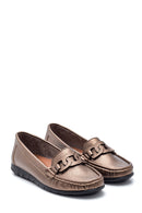 Women's Metallic Loafer | Derimod