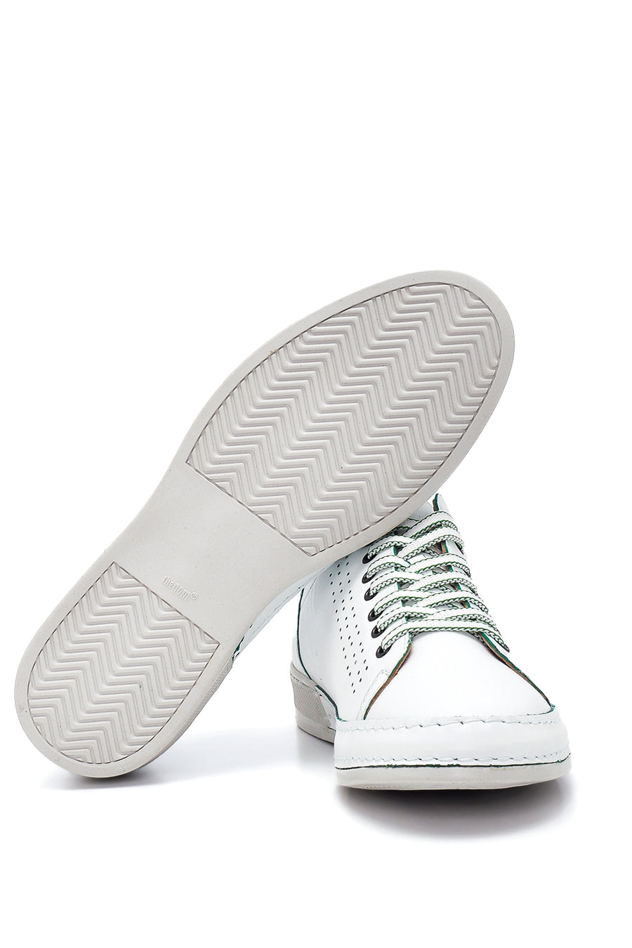 Men's White Leather Sneaker