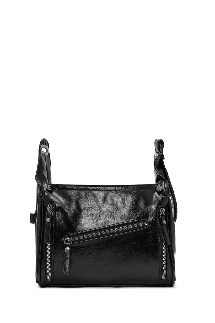Women's Black Long Strap Crossbody Bag