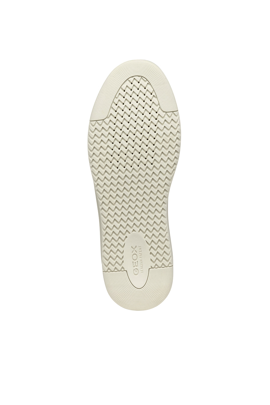 Geox Men's Tan Zackerty Lace-Up Leather Casual Shoes