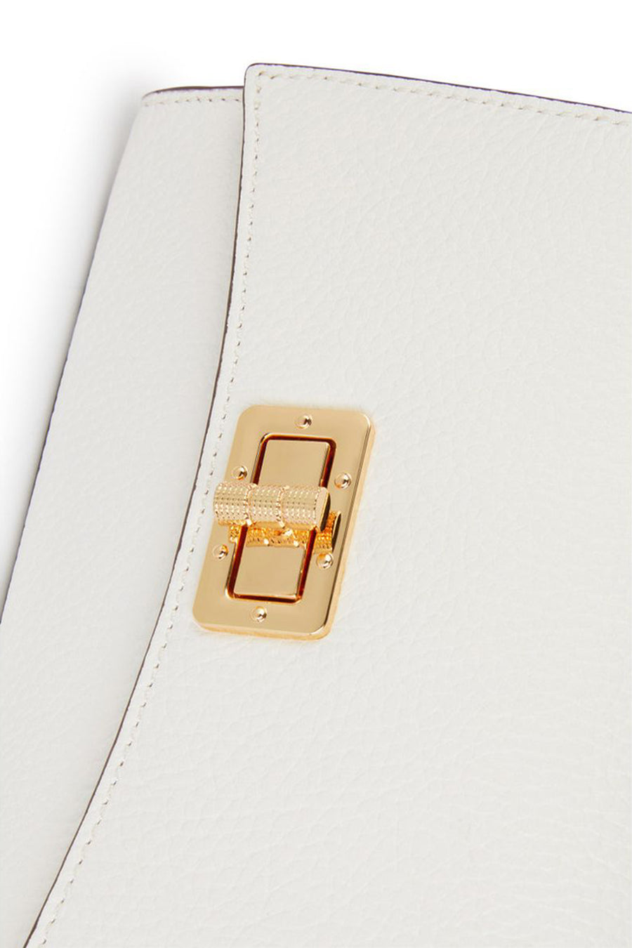 Geox Women's White Ciclaminia Leather Crossbody Bag