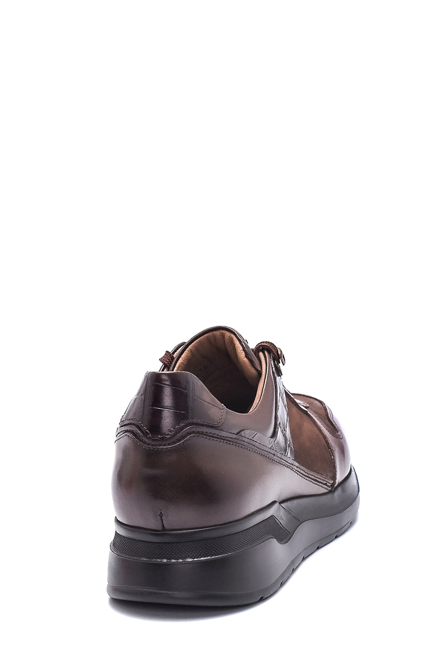 Men's Leather High Sole Sneaker