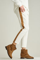 Wedge Heeled Women's Suede Boots | Derimod