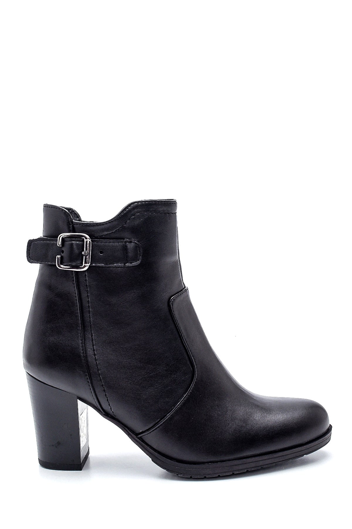 Women's Buckle Heeled Boots 21WFE253418 | Derimod