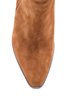 Women's Heeled Suede Leather Boots | Derimod