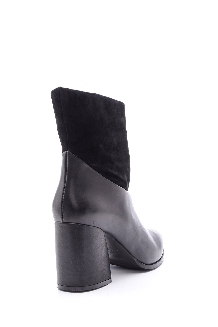 Women's Suede Detailed Heeled Leather Boots