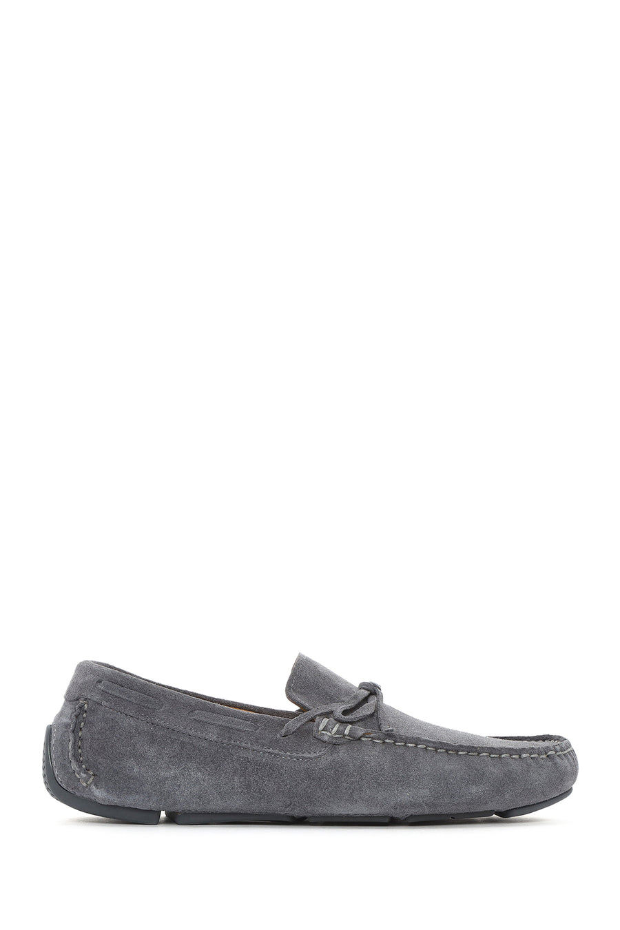 Men's Gray Suede Leather Loafer 25SFD630410 | Derimod