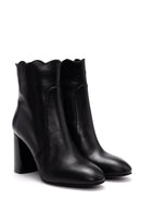 Women's Heeled Leather Boots | Derimod